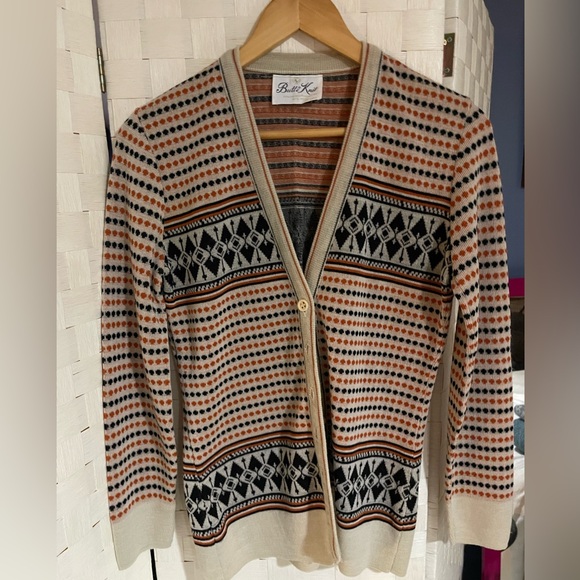Vintage Butte Knit cardigan 45% wool - Picture 1 of 5